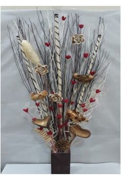 Beautiful Dried Flower Vase- Design 4